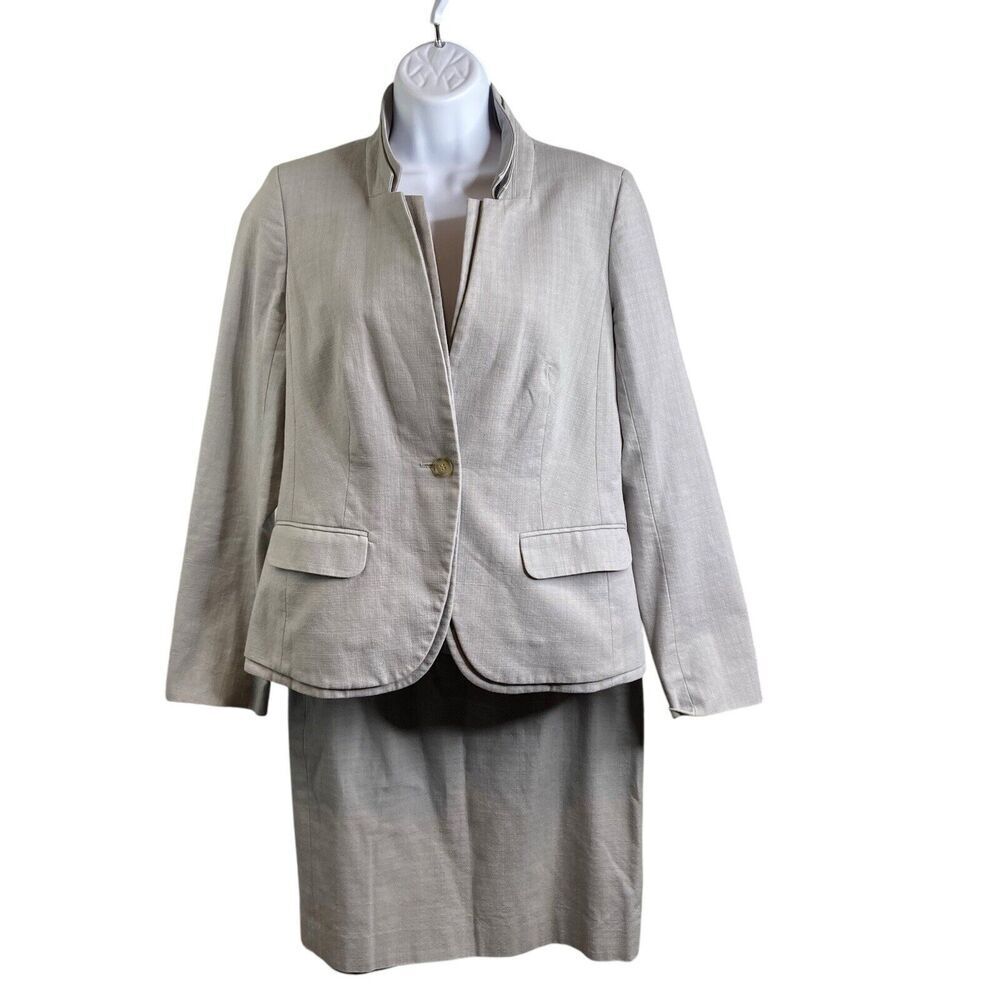 J. Crew Factory Light Beige Tailored Blazer